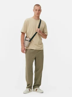 Hauts Et T-Shirts|Primark T-shirt Coupe Décontractée Grège