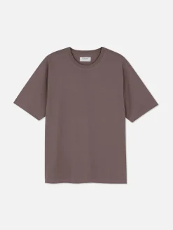 Hauts Et T-Shirts|Primark T-shirt Coupe Décontractée Prune