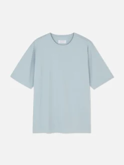 Hauts Et T-Shirts|Primark T-shirt Coupe Décontractée Bleu clair