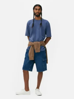 Hauts Et T-Shirts|Primark T-shirt Coupe Décontractée Bleu