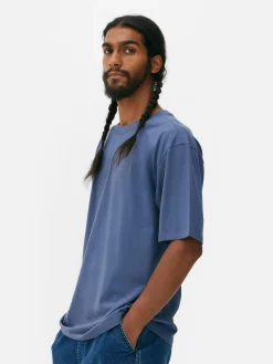 Hauts Et T-Shirts|Primark T-shirt Coupe Décontractée Bleu