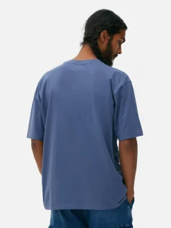 Hauts Et T-Shirts|Primark T-shirt Coupe Décontractée Bleu