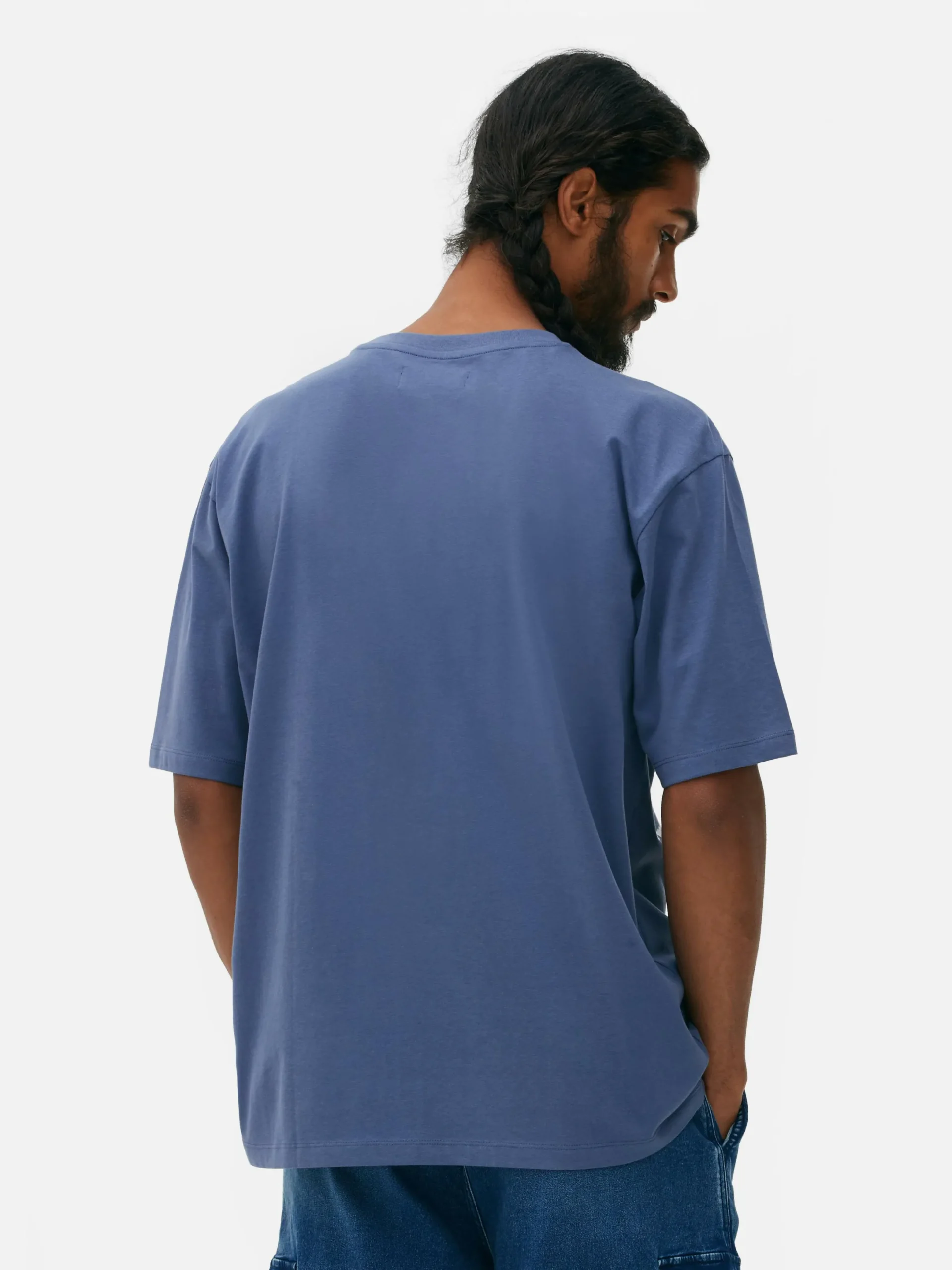 Hauts Et T-Shirts|Primark T-shirt Coupe Décontractée Bleu