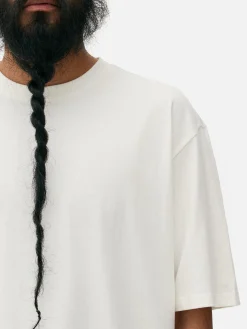 Hauts Et T-Shirts|Primark T-shirt Coupe Décontractée Écru