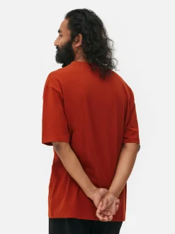 Hauts Et T-Shirts|Primark T-shirt Coupe Décontractée Rouge