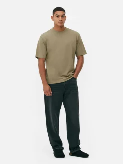 Hauts Et T-Shirts|Primark T-shirt Coupe Décontractée Kaki