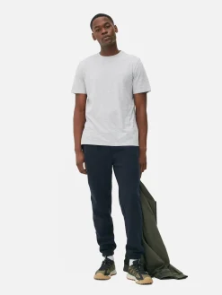 Hauts Et T-Shirts|Primark T-shirt Coupe Regular Chiné Gris chiné