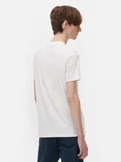 Hauts Et T-Shirts|Primark T-shirt Coupe Slim Blanc