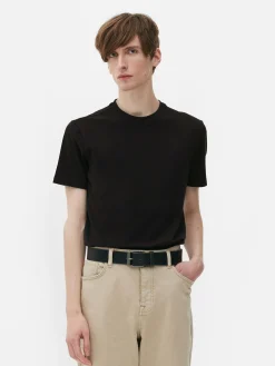 Hauts Et T-Shirts|Primark T-shirt Coupe Slim Noir