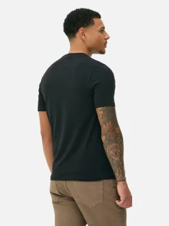 Hauts Et T-Shirts|Primark T-shirt Coupe Slim Noir