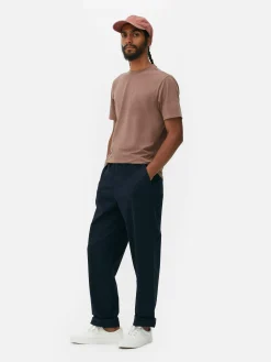 Hauts Et T-Shirts|Primark T-shirt Coupe Slim à Manches Courtes Rose