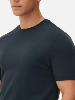 Hauts Et T-Shirts|Primark T-shirt Coupe Slim Kem Bleu marine