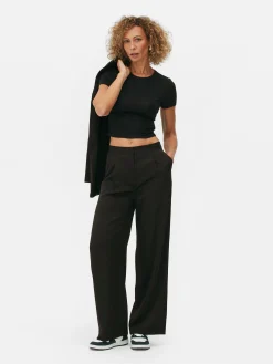 Hauts Et T-Shirts|Primark T-shirt Court Noir