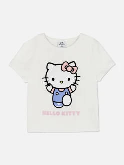 Hauts Et T-Shirts|Primark T-shirt Court Graphique Hello Kitty Ivoire