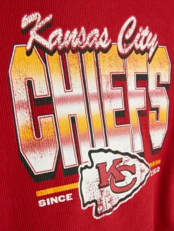 Hauts Et T-Shirts|Primark T-shirt Côtelé NFL Kansas City Chiefs Rouge