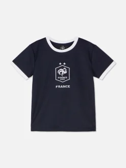 Hauts Et T-Shirts|Primark T-shirt De Foot France Pour Ado Bleu marine