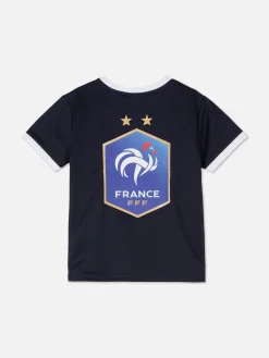 Hauts Et T-Shirts|Primark T-shirt De Foot France Pour Ado Bleu marine