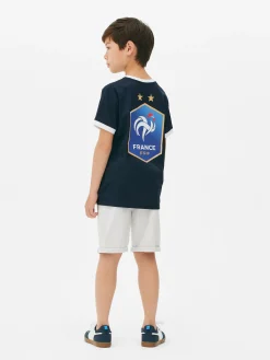 Hauts Et T-Shirts|Primark T-shirt De Foot France Pour Ado Bleu marine
