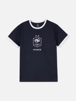 Hauts Et T-Shirts|Primark T-shirt De Foot France Pour Ado Bleu marine