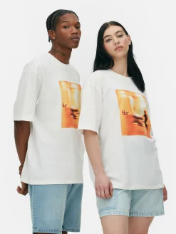 T-Shirts Et Sweat-Shirts À Motifs|Hauts Et T-Shirts|Primark T-shirt De Groupe Blur Écru