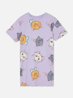 Chemises De Nuit Et Nuisettes|Primark T-shirt De Nuit à Imprimé Personnage Disney Lilas