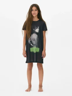 Beetlejuice|Tout Halloween|Primark T-shirt De Nuit Beetlejuice Astrid Deetz Noir