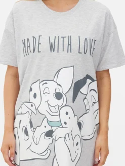 Chemises De Nuit Et Nuisettes|Primark T-shirt De Nuit De Maternité Disney Les 101 Dalmatiens Gris chiné