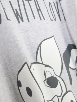 Chemises De Nuit Et Nuisettes|Primark T-shirt De Nuit De Maternité Disney Les 101 Dalmatiens Gris chiné