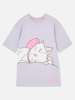 Chemises De Nuit Et Nuisettes|Primark T-shirt De Nuit Disney Les Aristochats Marie Lilas