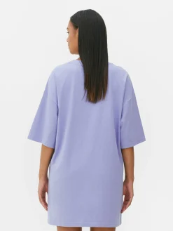 Chemises De Nuit Et Nuisettes|Primark T-shirt De Nuit Graphique Chupa Chups Lilas