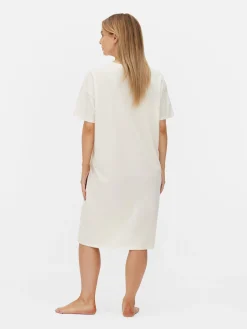 Chemises De Nuit Et Nuisettes|Primark T-shirt De Nuit Maternité Disney Bambi Ivoire