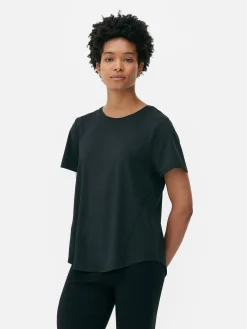 Vêtements De Sport|Primark T-shirt De Sport à Col Ras-du-cou Noir