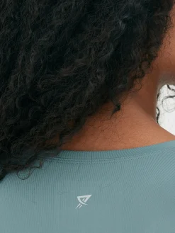 Vêtements De Sport|Primark T-shirt De Sport à Col Ras-du-cou Vert foncé