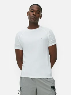 Hauts Et T-Shirts|Vêtements De Sport|Primark T-shirt De Sport à Manches Courtes Blanc