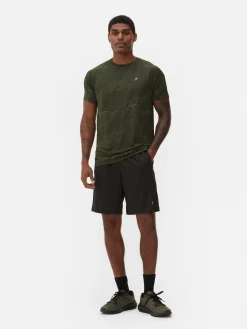 Vêtements De Sport|Hauts Et T-Shirts|Primark T-shirt De Sport à Motif Kaki