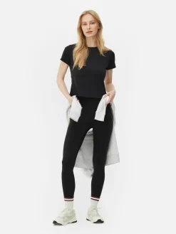 Vêtements De Sport|Primark T-shirt De Sport En Tissu Ultra-doux Noir