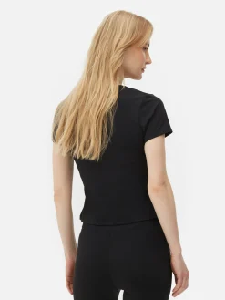 Vêtements De Sport|Primark T-shirt De Sport En Tissu Ultra-doux Noir