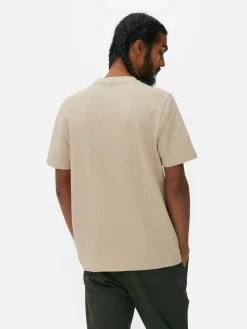 Hauts Et T-Shirts|Primark T-shirt En Maille Ottoman Côtelée Grège