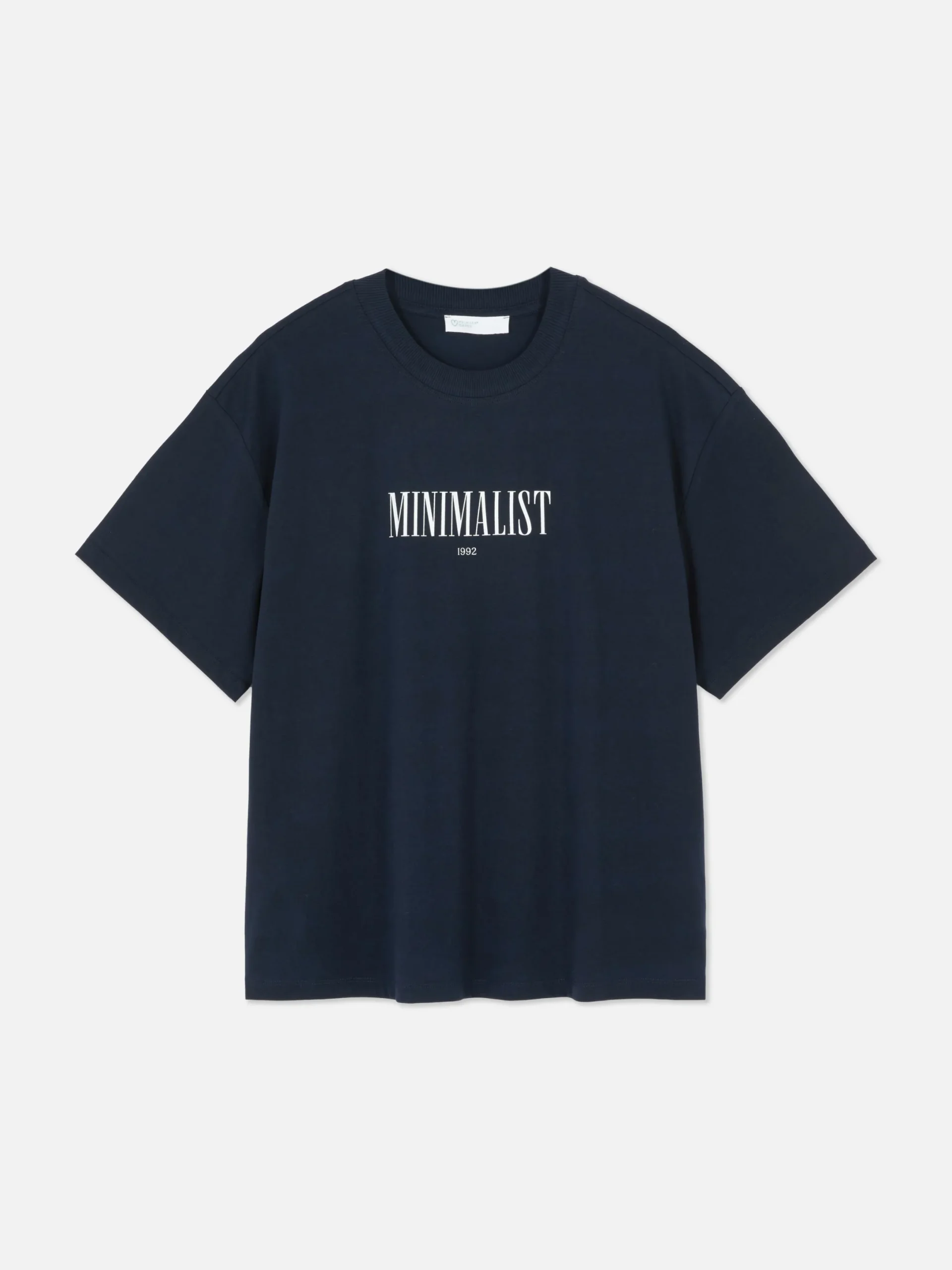 Hauts Et T-Shirts|Primark T-shirt Graphique à Coupe Décontractée Bleu marine