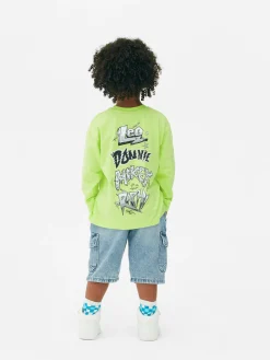 Hauts Et T-Shirts|Primark T-shirt Graphique à Manches Longues Les Tortues Ninja Citron vert