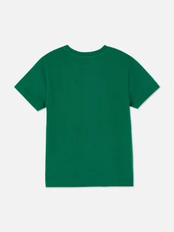 Hauts Et T-Shirts|Primark T-shirt Graphique à Manches Courtes Vert