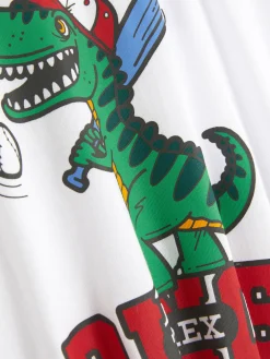 Hauts Et T-Shirts|Primark T-shirt Graphique à Manches Courtes Blanc