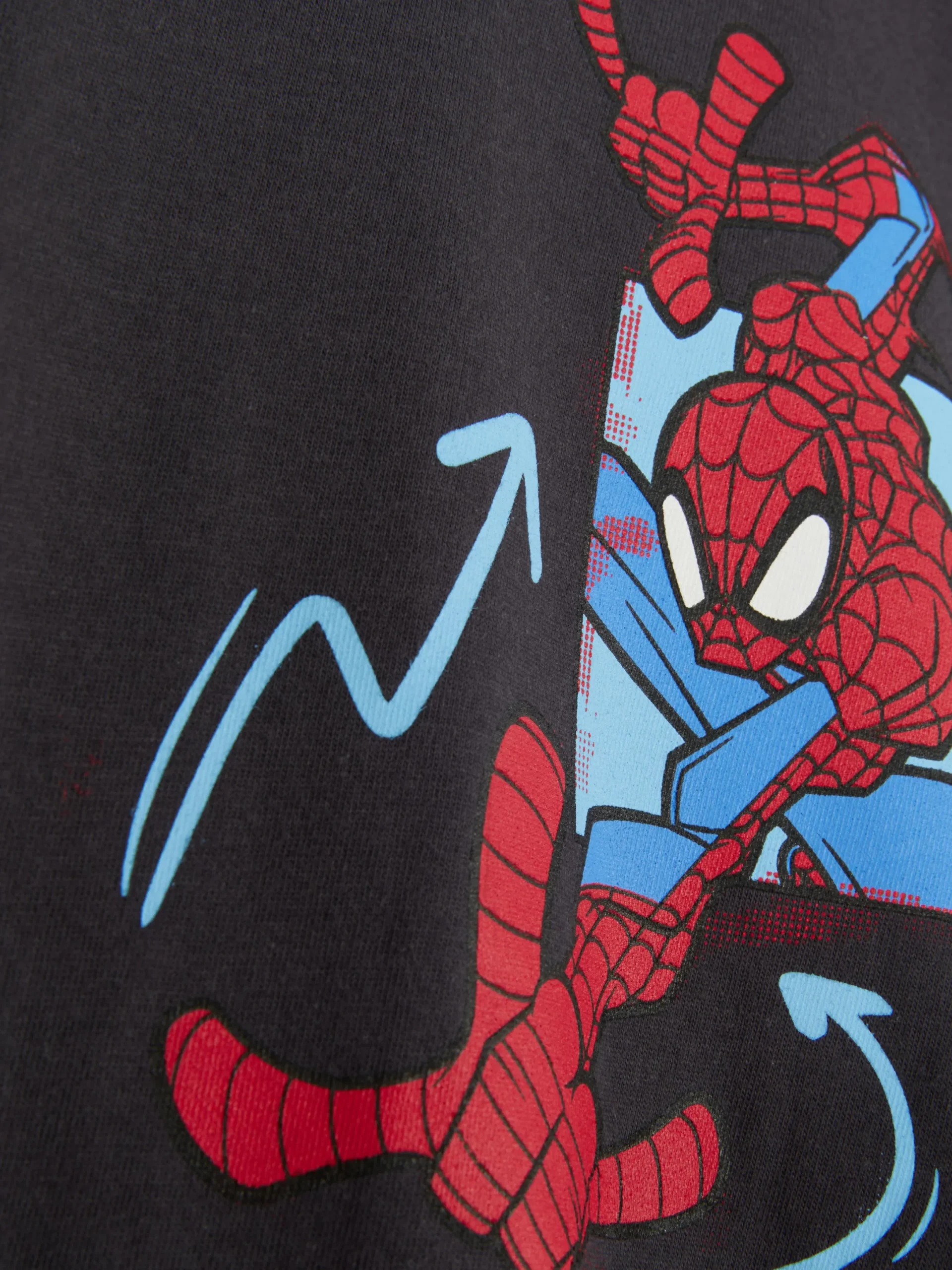 Hauts Et T-Shirts|Primark T-shirt Graphique à Manches Longues MARVEL Avengers Anthracite