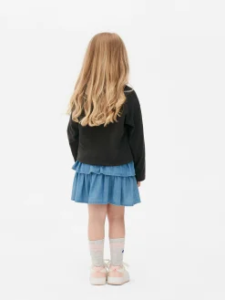 Hauts Et T-Shirts|Primark T-shirt Graphique Barbie à Manches Longues Anthracite