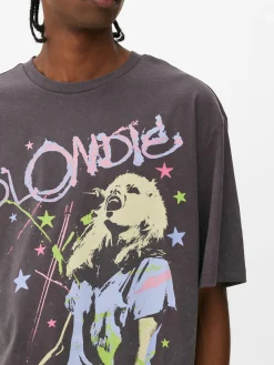 T-Shirts Et Sweat-Shirts À Motifs|Hauts Et T-Shirts|Primark T-shirt Graphique Blondie Anthracite