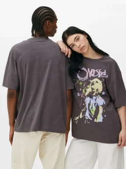 T-Shirts Et Sweat-Shirts À Motifs|Hauts Et T-Shirts|Primark T-shirt Graphique Blondie Anthracite