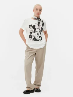 Hauts Et T-Shirts|Primark T-shirt Graphique Disney Minnie Mouse Blanc