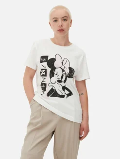 Hauts Et T-Shirts|Primark T-shirt Graphique Disney Minnie Mouse Blanc