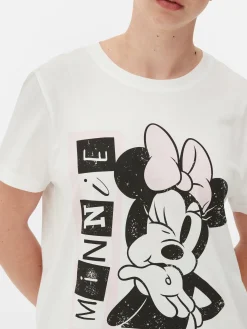 Hauts Et T-Shirts|Primark T-shirt Graphique Disney Minnie Mouse Blanc