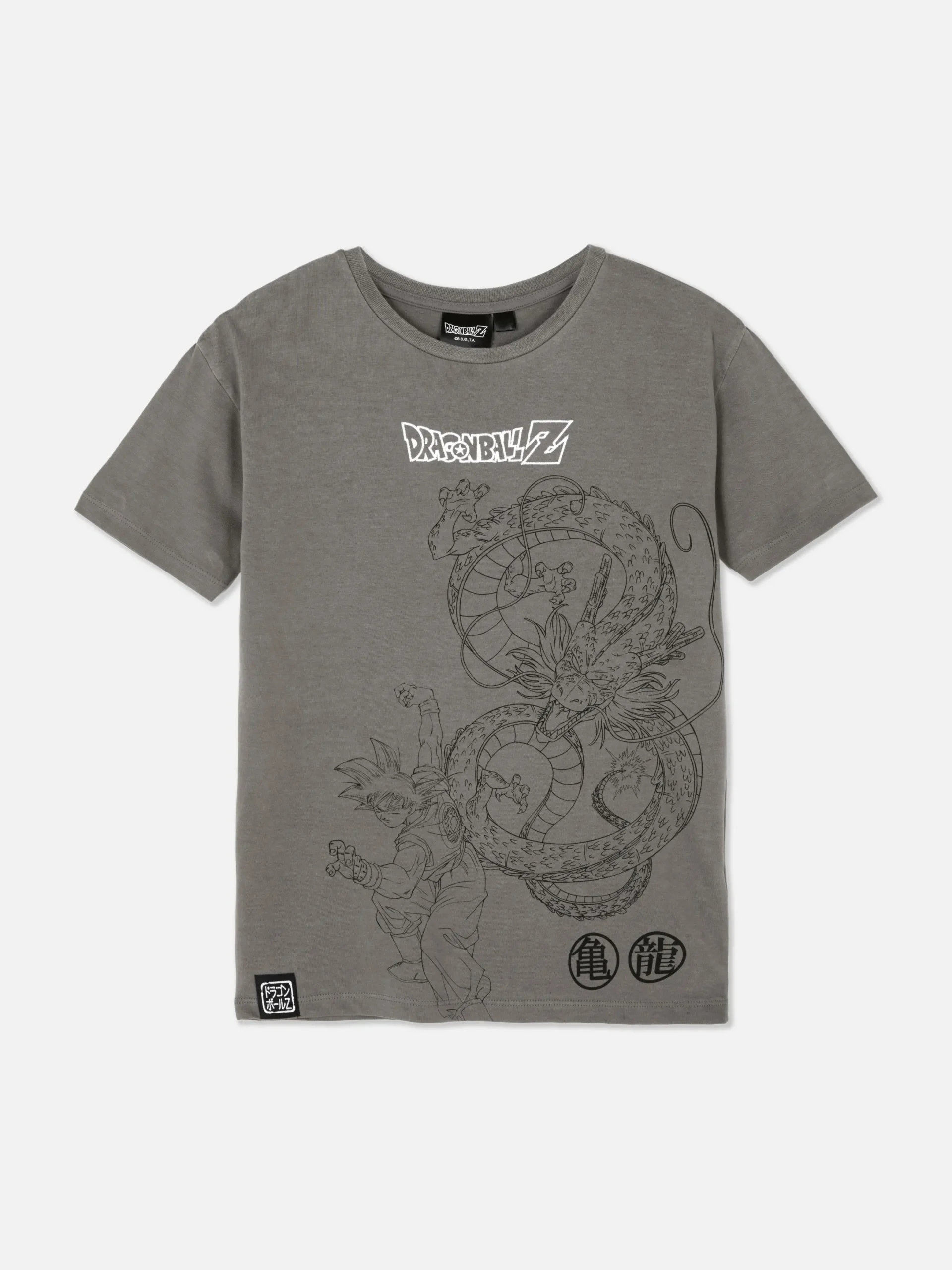 Hauts Et T-Shirts|Primark T-shirt Graphique Dragon Ball Z Gris clair